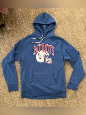 HOMAGE Blue New England Patriots Hoodie - Men’s XL